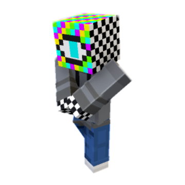 Shy minecraft pose by quinchux_playz