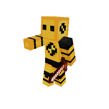 Pointing with Sword in hand - Minecraft pose by santydesigns | Perfect for thumbnails and renders