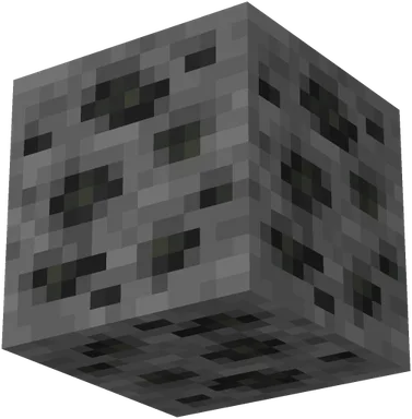 Minecraft Coal Ore PNG