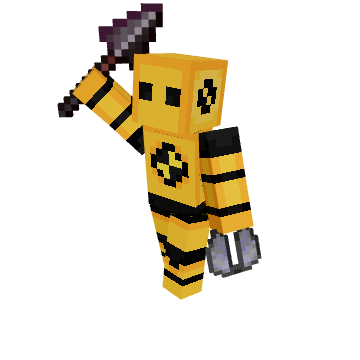 spear master - Minecraft pose by mangbu | Perfect for thumbnails and renders