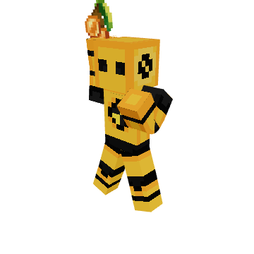 Fruitful Victory - Minecraft pose by cocacolka | Perfect for thumbnails and renders