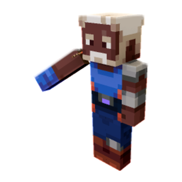 kellen weld a war hammer - Minecraft pose by minecraftofficial | Perfect for thumbnails and renders