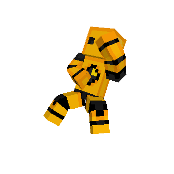 Gear 5 minecraft pose by sunkpenias