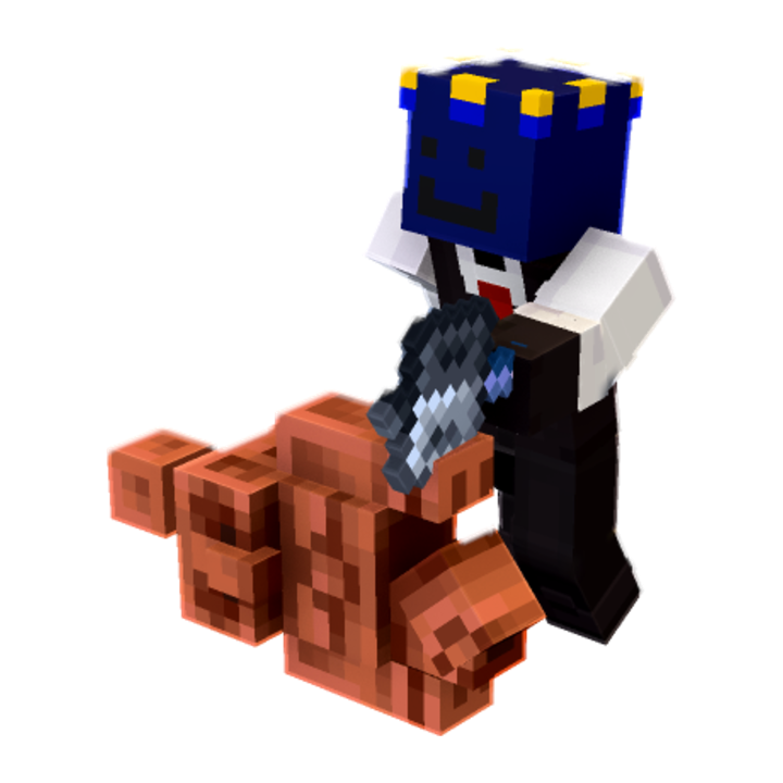 hammer - Minecraft pose by utaweu | Perfect for thumbnails and renders