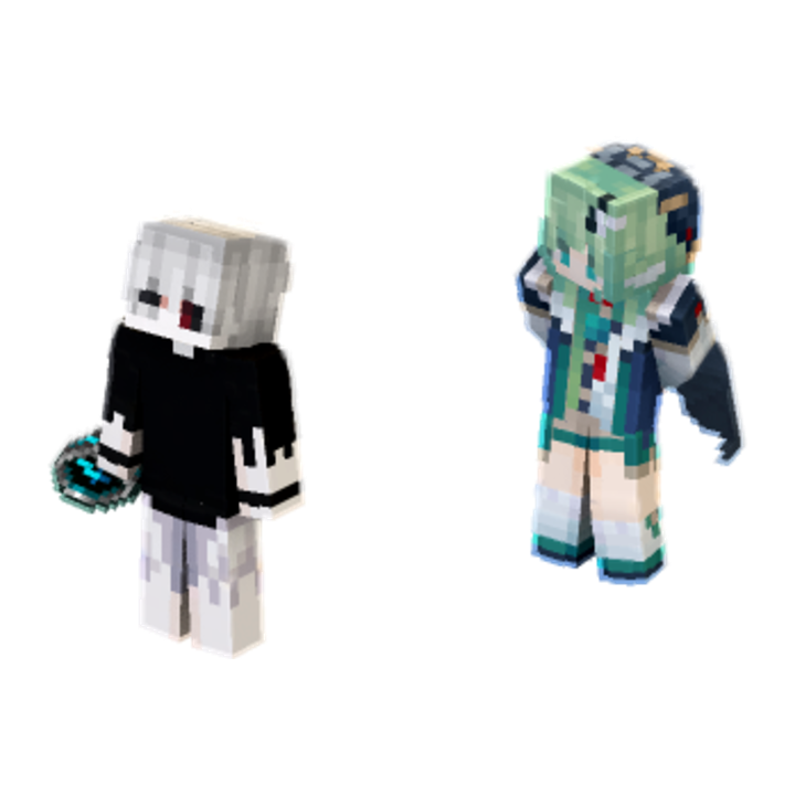 observing - Minecraft pose by rivaille | Perfect for thumbnails and renders