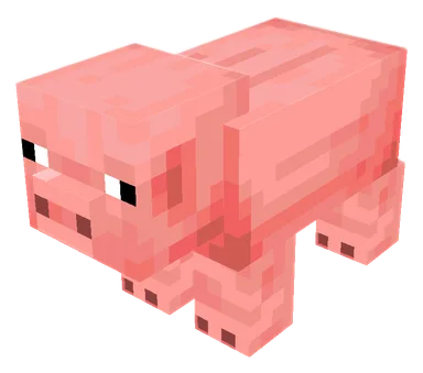 Minecraft Pig PNG