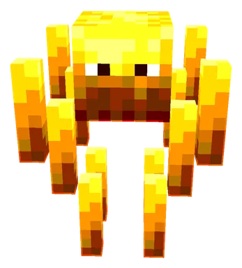 Minecraft Blaze PNG, front