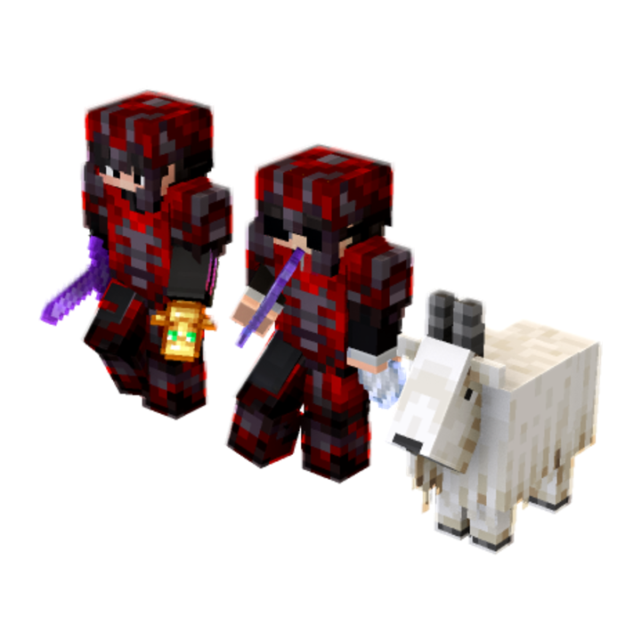 Minecraft Best Players - Minecraft pose by najat_gamerz | Perfect for thumbnails and renders