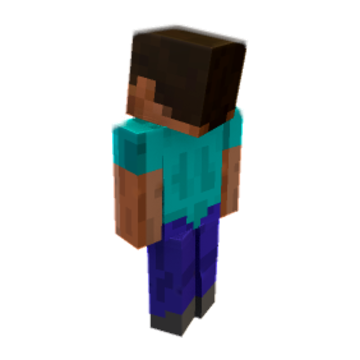 facing away - Minecraft pose by seedskyy | Perfect for thumbnails and renders