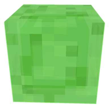 Minecraft Slime PNG, front