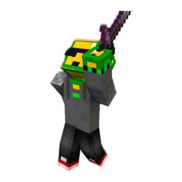 Readying Sword Strike minecraft pose by vaishalimane