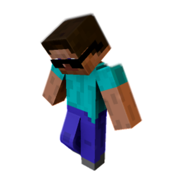 Steve minecraft pose by Lennox Frohme