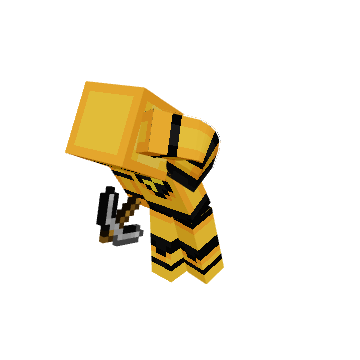 Digging Deep - Minecraft pose by cocacolka | Perfect for thumbnails and renders