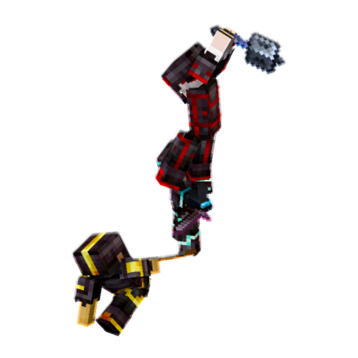Three way chaos minecraft pose by lolzzzzzzz