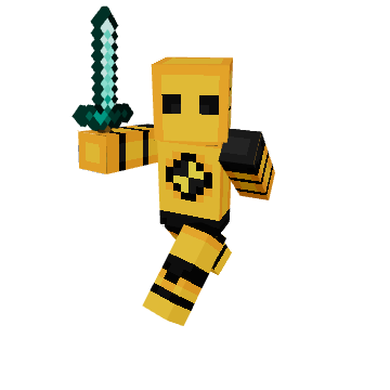 Sword Lunge - Minecraft pose by pixel_og25 | Perfect for thumbnails and renders