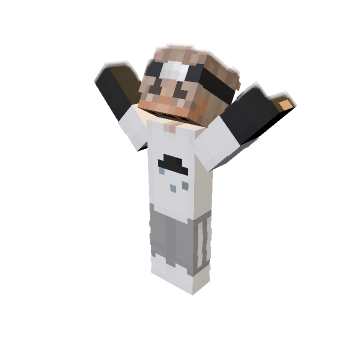 Cheerful Arms Raised - Minecraft pose by wavyy | Perfect for thumbnails and renders