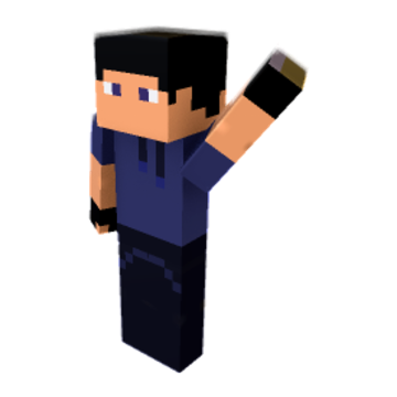 Hi - Minecraft pose by helloimdacooldiegob | Perfect for thumbnails and renders