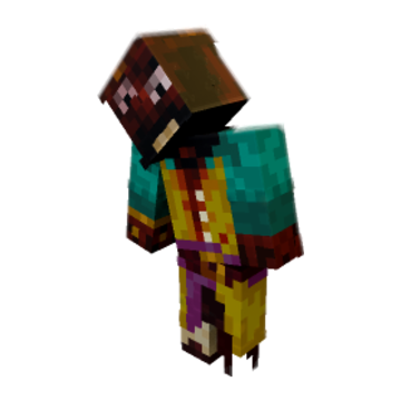 scary minecraft pose by jimthehuman