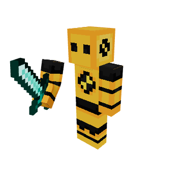 Sword Ready Stance minecraft pose by atebagautier