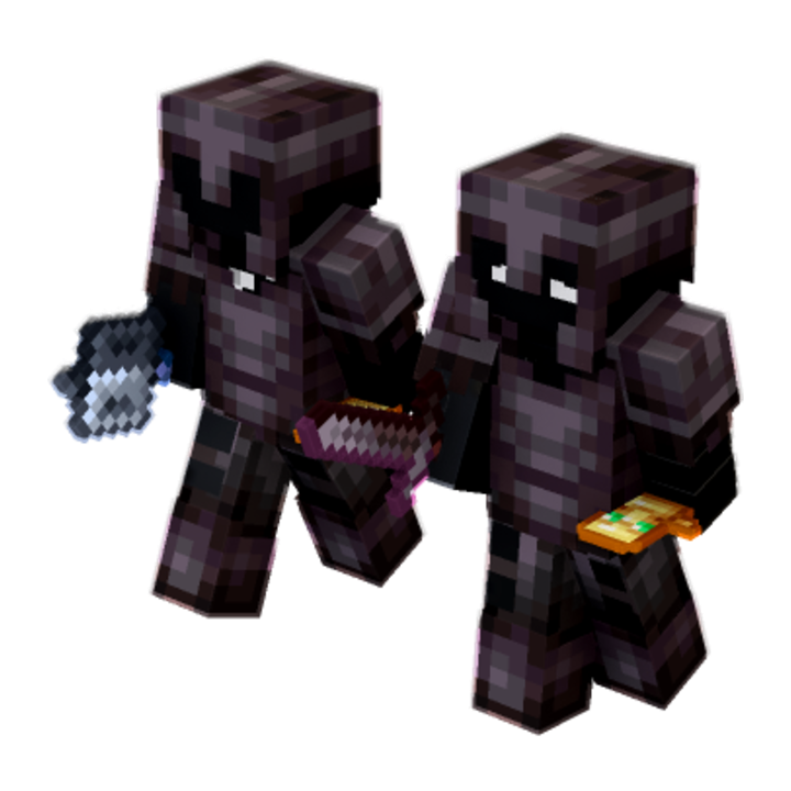 Duel Combat Duo - Minecraft pose by milanabbi | Perfect for thumbnails and renders