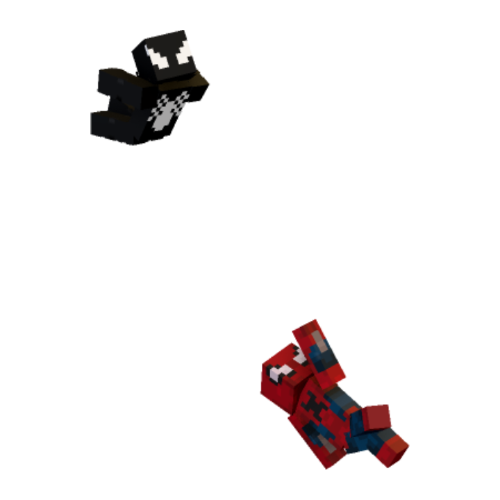 Spider man pulls you! minecraft pose by futureahmed9
