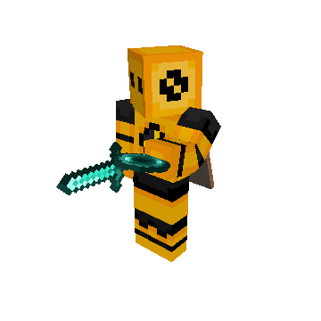 Sword Ready Stance minecraft pose by gamerbhai