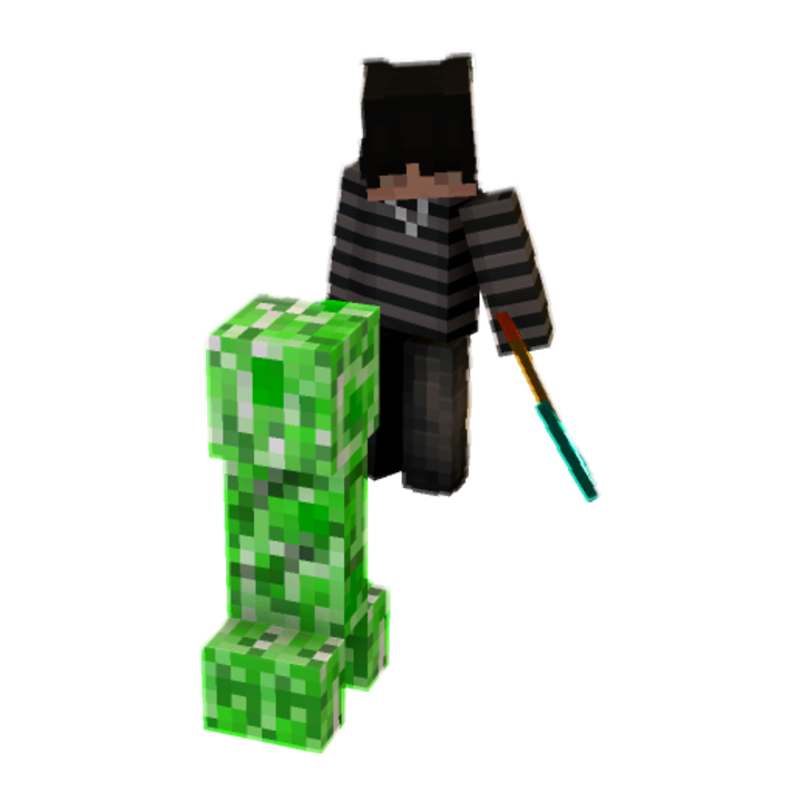 Warrior - Minecraft pose by davione | Perfect for thumbnails and renders