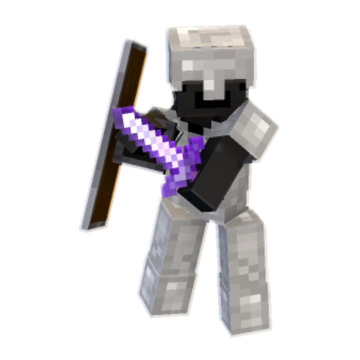 Shield Attack — Minecraft pose by archifx