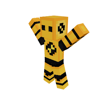 Happy minecraft pose by power0bell
