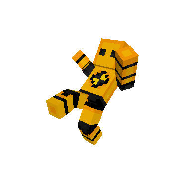 Falling Backward minecraft pose by milk