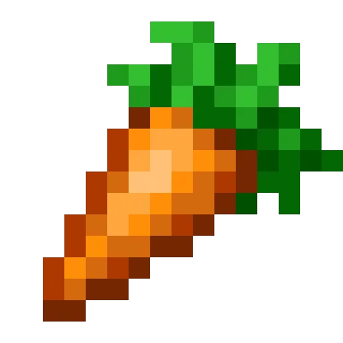 Minecraft Carrot PNG
