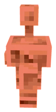 Minecraft Copper Golem PNG, side