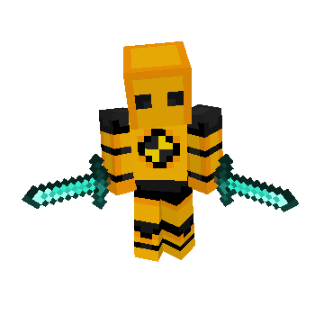 Dual Sword Wield - Minecraft pose by neovix | Perfect for thumbnails and renders