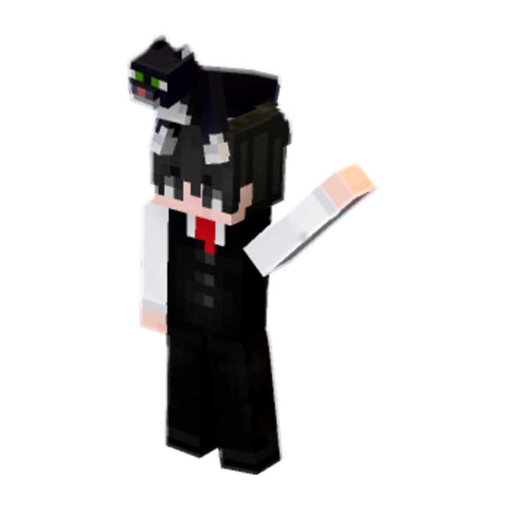 cat walpaper for me - Minecraft pose by wortex | Perfect for thumbnails and renders