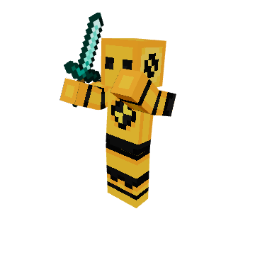 Advancing Menace - Minecraft pose by rainbowpetsofie | Perfect for thumbnails and renders