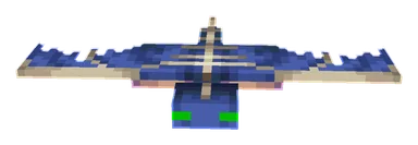 Minecraft Phantom PNG, front