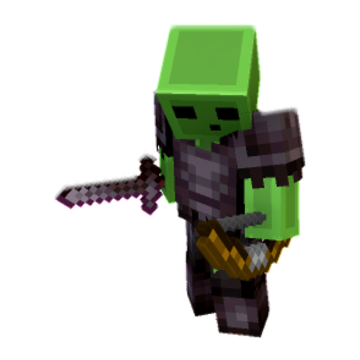 Armored Dual Wielder - Minecraft pose by soul | Perfect for thumbnails and renders