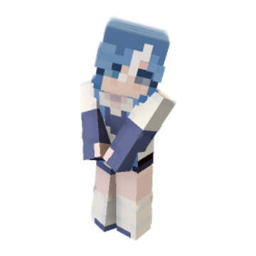 Shy Leaning Huddle - Minecraft pose by luluthemage | Perfect for thumbnails and renders