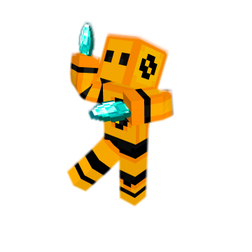 Diamonds - Minecraft pose by Jessica Linford | Perfect for thumbnails and renders
