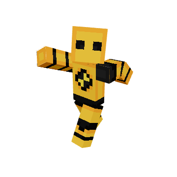 Warrior Leap - Minecraft pose by bitcoin | Perfect for thumbnails and renders