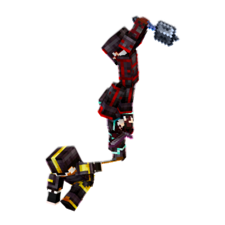 Battel 3 - Minecraft pose by yuanzihanfeng | Perfect for thumbnails and renders