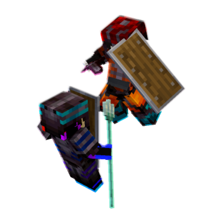 удар minecraft pose by Марк Хомик