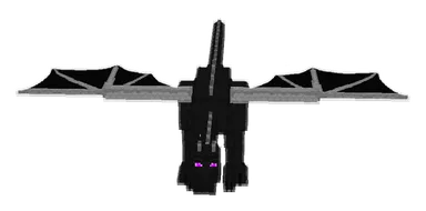 Minecraft Ender Dragon PNG, front