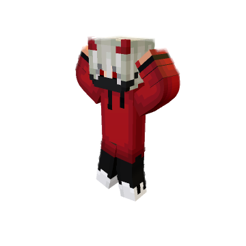 Hands Behind Head - Minecraft pose by Bhavya | Perfect for thumbnails and renders