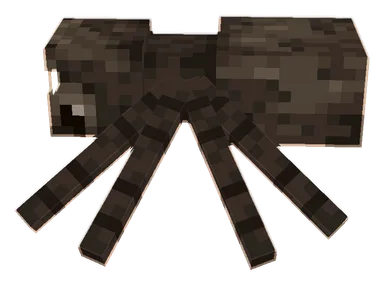 Minecraft Spider PNG, side