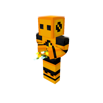 Flower Offering - Minecraft pose by cleora | Perfect for thumbnails and renders