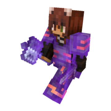 Hima w enchanted neth minecraft pose by itzhima