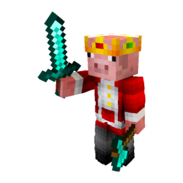 Technoblade - Minecraft pose by futureahmed9 | Perfect for thumbnails and renders
