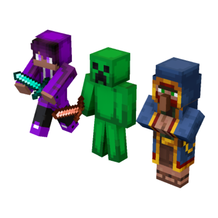 Hunter Monters - Minecraft pose by danikraftrenders | Perfect for thumbnails and renders