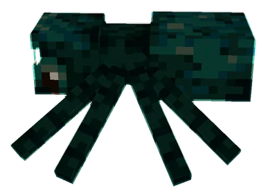 Minecraft Cave Spider PNG, side